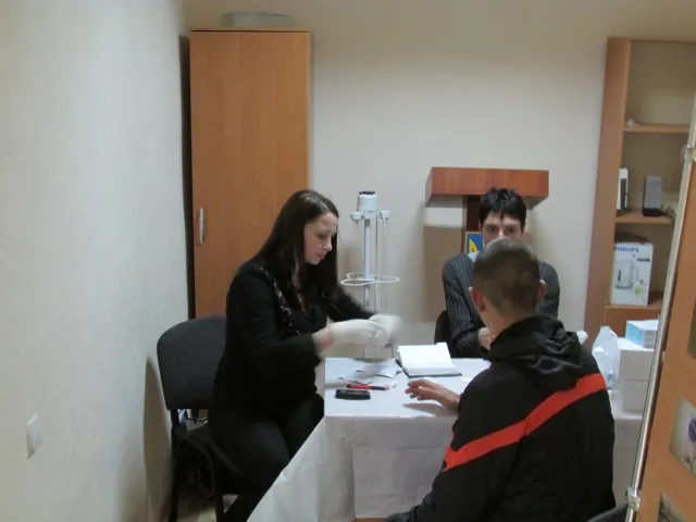 Підоблікові кримінально-виконавчої інспекції управління ДПтС України в Полтавській області пройшли тестування на ВІЛ — фото 1