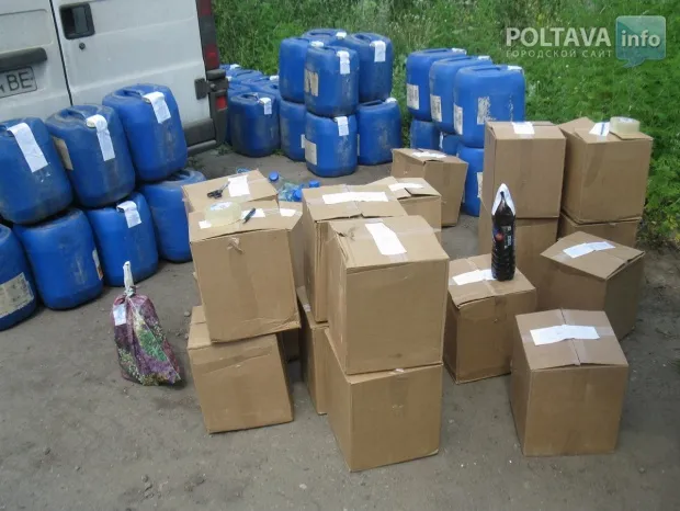 На території Полтавської області ліквідовано потужне масове виробництво горілчаних виробів (Фото) — фото 1