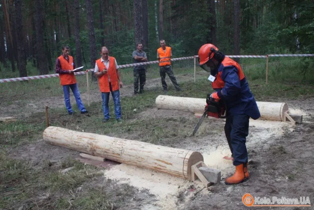 На Полтавщині відбулися обласні змагання вальників лісу (Фоторепортаж) — фото 1