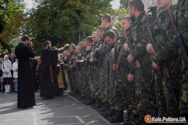Бійців батальйону «Полтавщина», довкола якого вирував скандал, відправили у зону АТО (Фоторепортаж) — фото 8