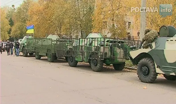 Полтавському батальйону тероборони вручили чотири БРДМ-2 (Фото) — фото 2